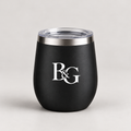 Bean & Gone Chin Chin Reusable Tumbler — Black 300ml — B&G design mockup
